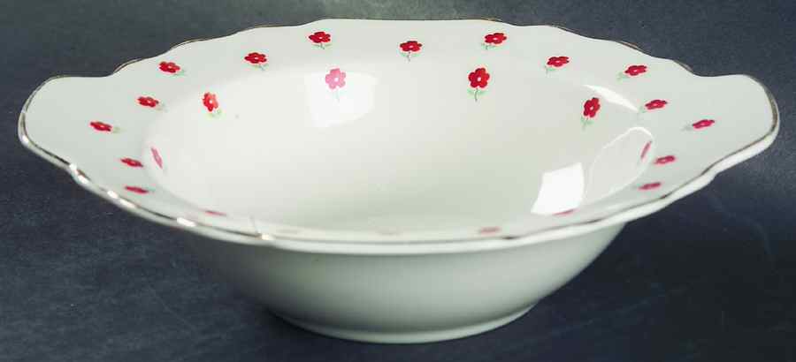 Blushing Rose Dalrymple (Lido) Lugged Cereal Bowl by WS George-1