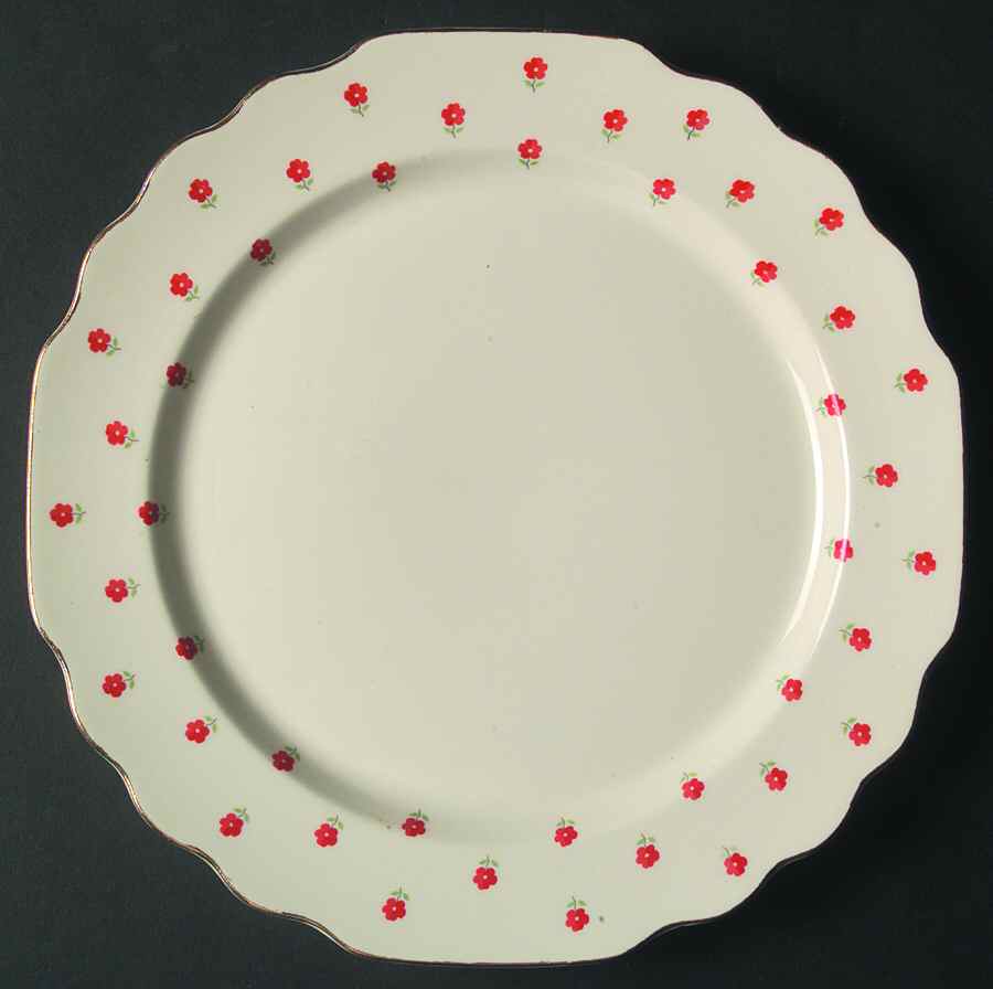 Blushing Rose Dalrymple (Lido) Luncheon Plate by WS George-1