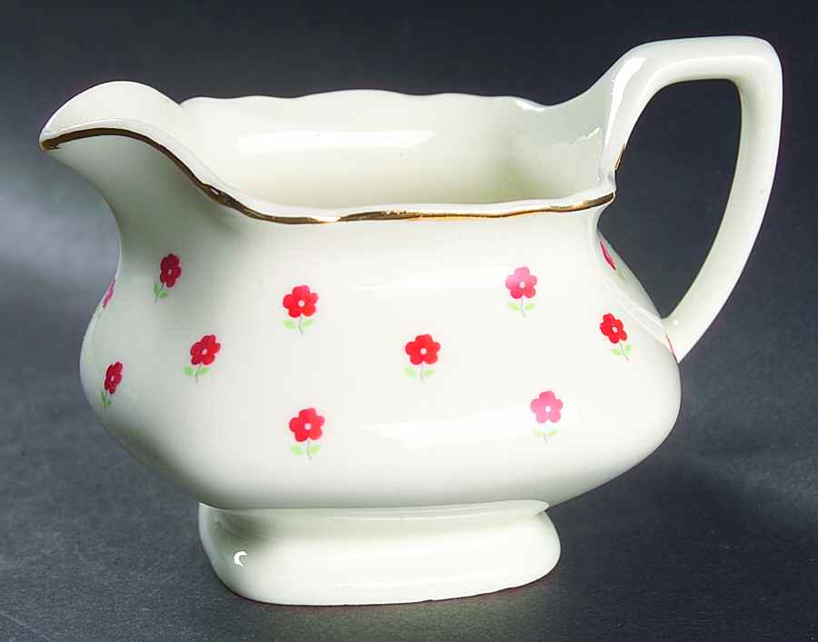 Blushing Rose Dalrymple (Lido) Creamer by WS George-1