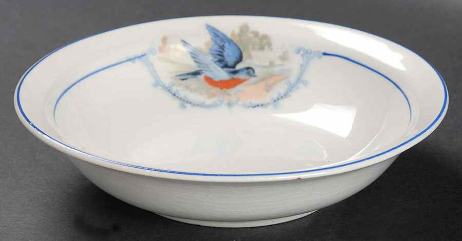 Bluebird Fruit/Dessert (Sauce) Bowl by WS George-1
