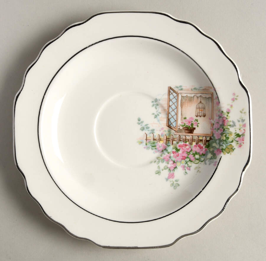 Breakfast Nook Saucer by WS George-1