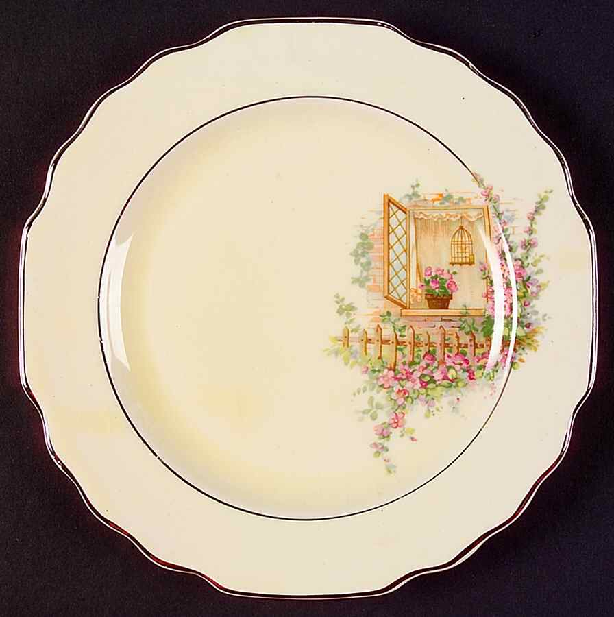 Breakfast Nook Bread & Butter Plate by WS George-1