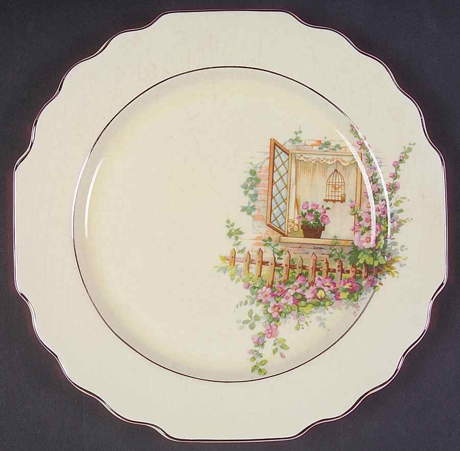 Breakfast Nook Salad Plate by WS George-1