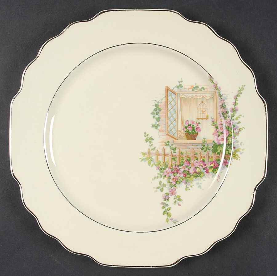 Breakfast Nook Luncheon Plate by WS George-1