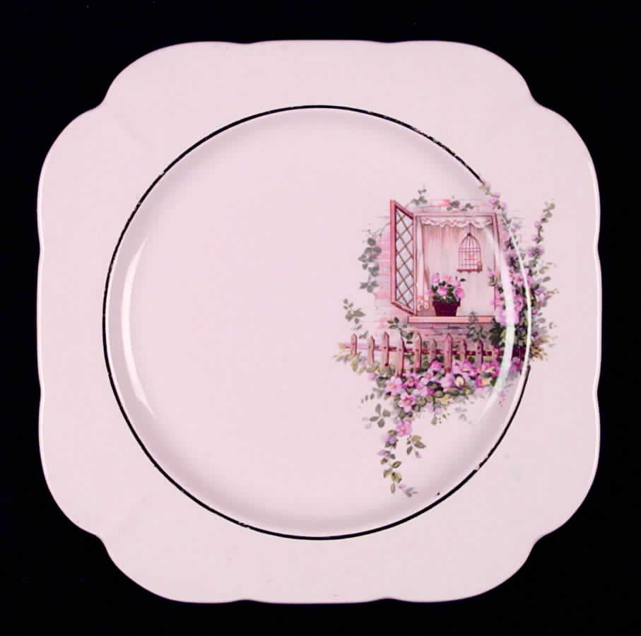 Breakfast Nook (Argosy Shape) Dinner Plate by WS George-1