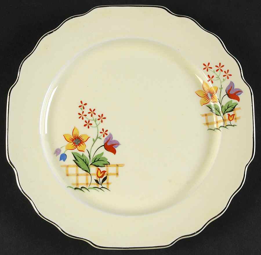 Gaylea (Lido, Canarytone) Salad Plate by WS George-1