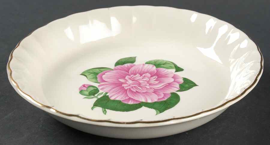 Camellia Coupe Soup Bowl by WS George-1