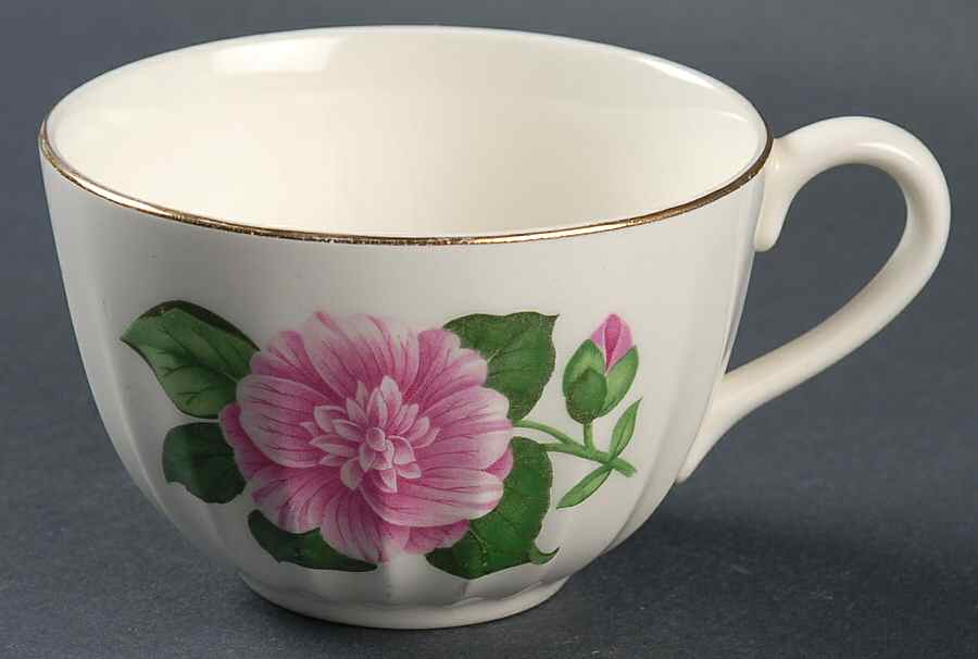 Camellia Flat Cup by WS George-1