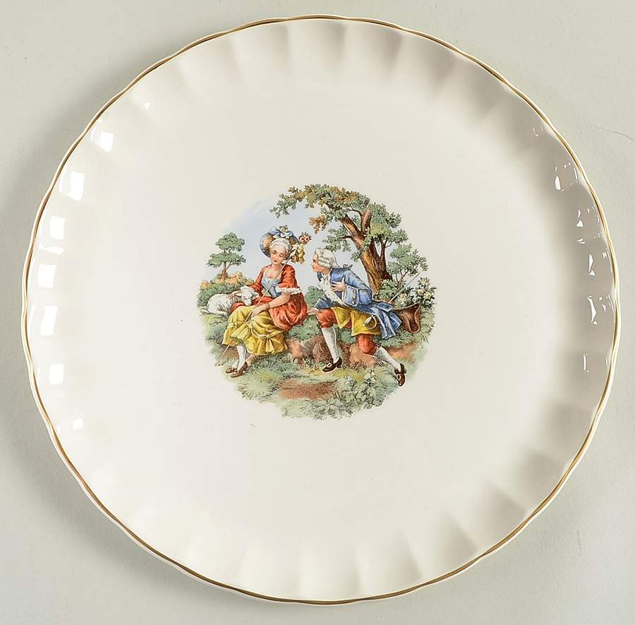 GEO118 Luncheon Plate by WS George-1