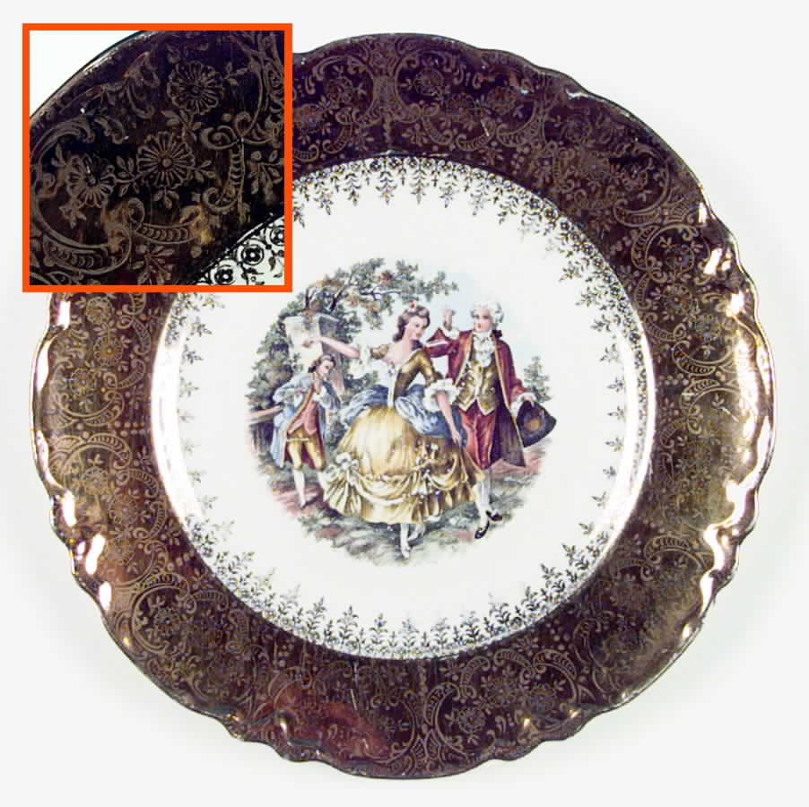GEO12  Dinner Plate by WS George-1