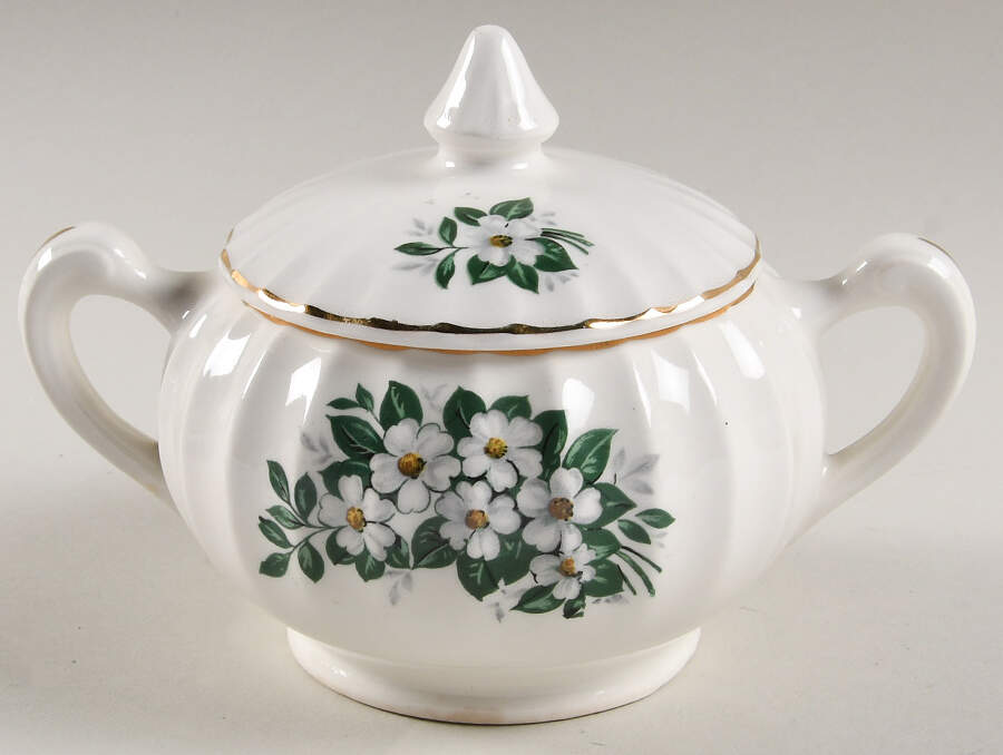 GEO14 Sugar Bowl & Lid by WS George-1