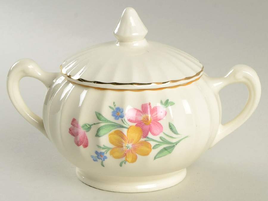 B8751 Sugar Bowl & Lid by WS George-1