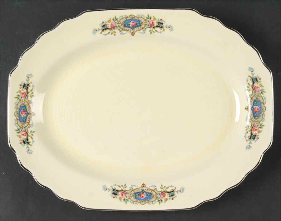 GEO22 11" Oval Serving Platter by WS George-1