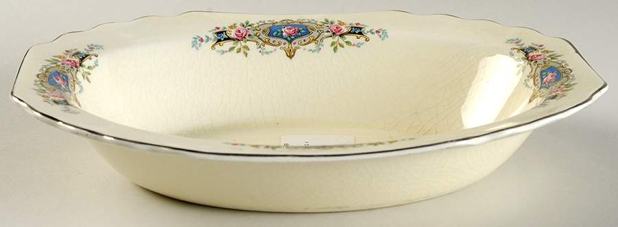 GEO22 9" Oval Vegetable Bowl by WS George-1