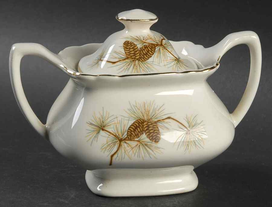 58806-4C Sugar Bowl & Lid by WS George-1