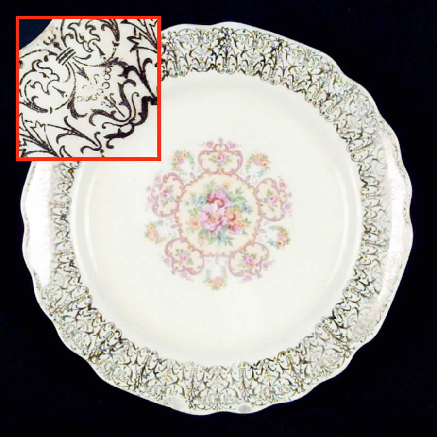 5S9125 Bread & Butter Plate by WS George-1