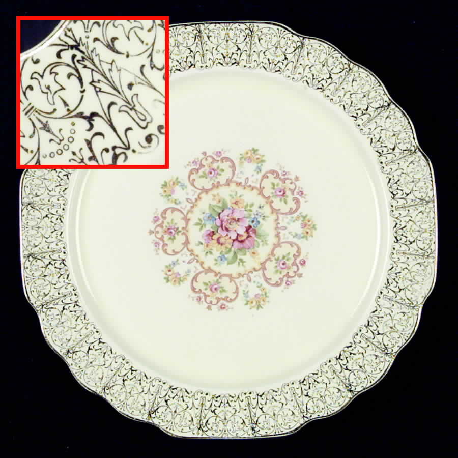 5S9125 Dinner Plate by WS George-1