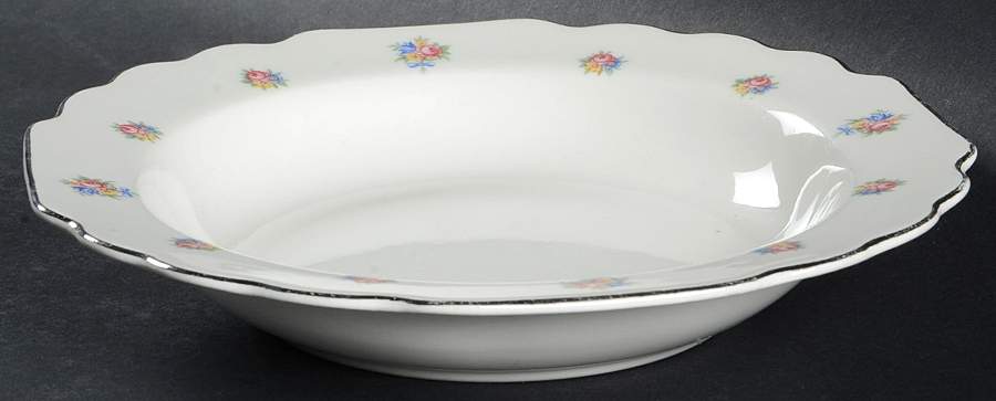 Priscilla Rim Soup Bowl by WS George-1