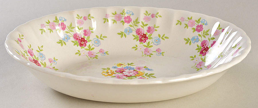 GEO32 10" Oval Vegetable Bowl by WS George-1