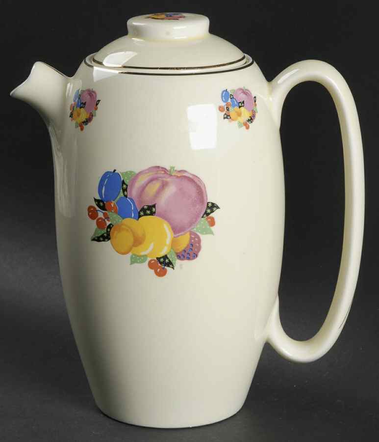 Country Gentlemen Coffee Pot & Lid by WS George-1