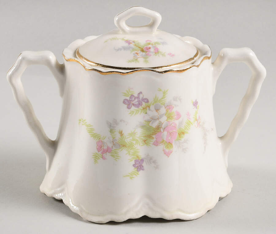 38910 Sugar Bowl & Lid by WS George-1