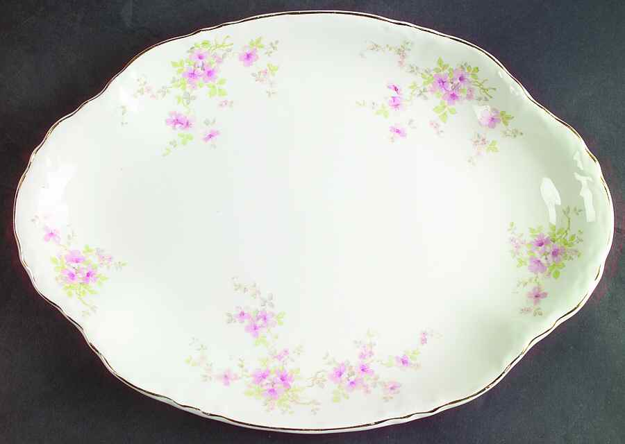 36725 13" Oval Serving Platter by WS George-1