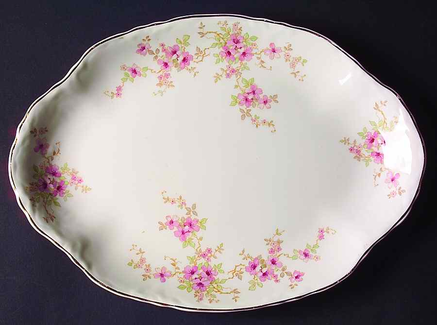 36725 11" Oval Serving Platter by WS George-1