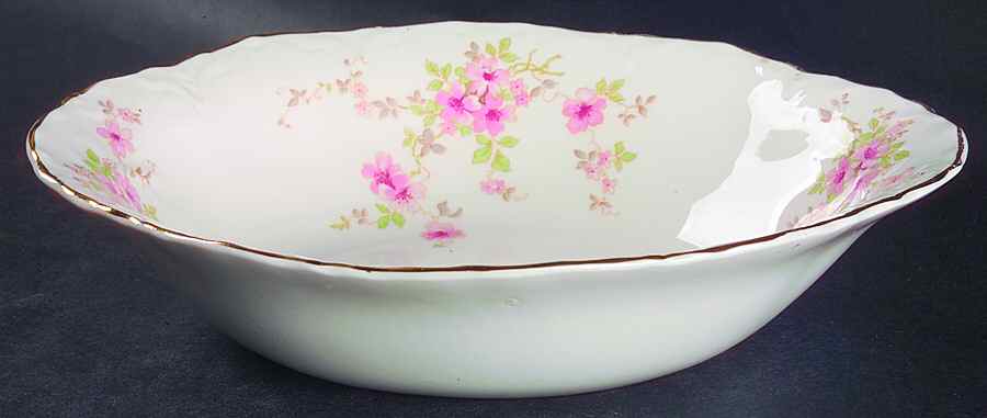 36725 9" Oval Vegetable Bowl by WS George-1