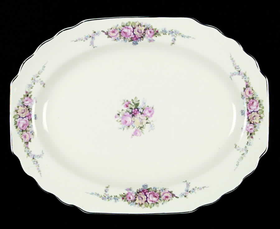 GEO47 11" Oval Serving Platter by WS George-1
