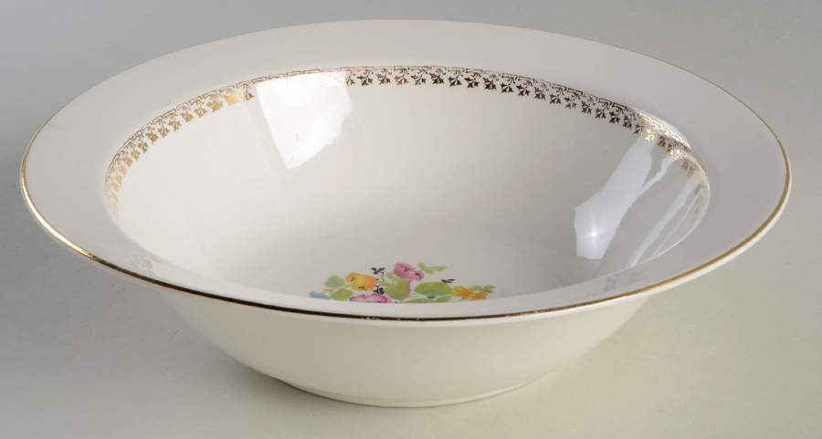 GEO48 9" Round Vegetable Bowl by WS George-1