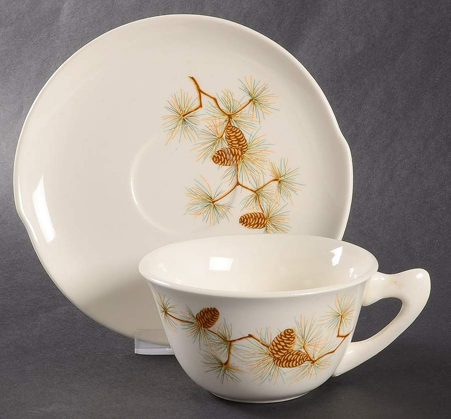 GEO51 Flat Cup & Saucer Set by WS George-1