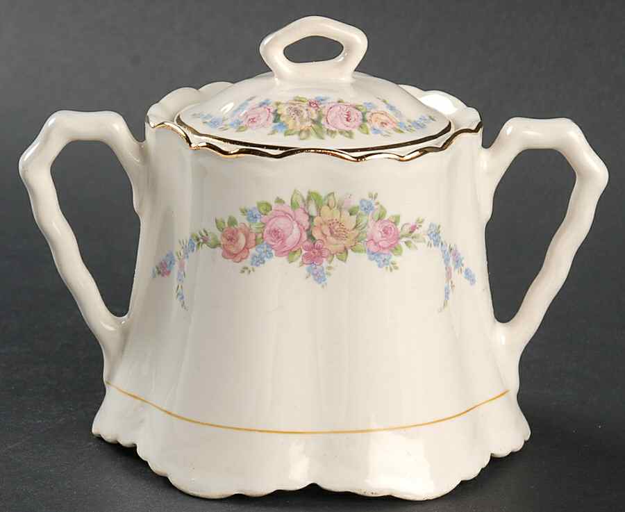 39036 Sugar Bowl & Lid by WS George-1