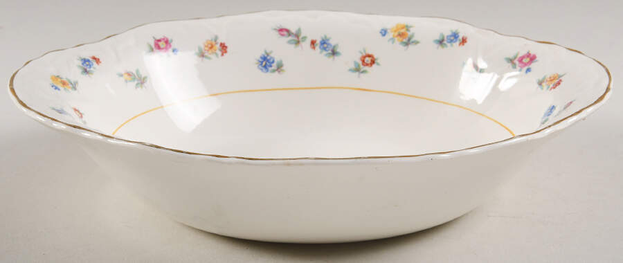 GEO61 9" Oval Vegetable Bowl by WS George-1