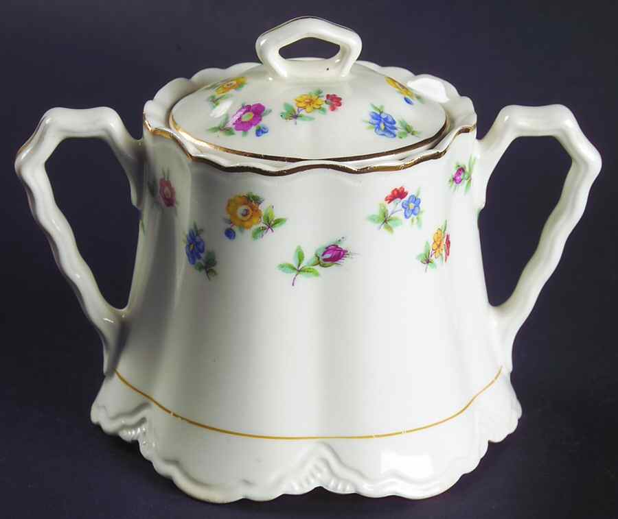 GEO61 Sugar Bowl & Lid by WS George-1