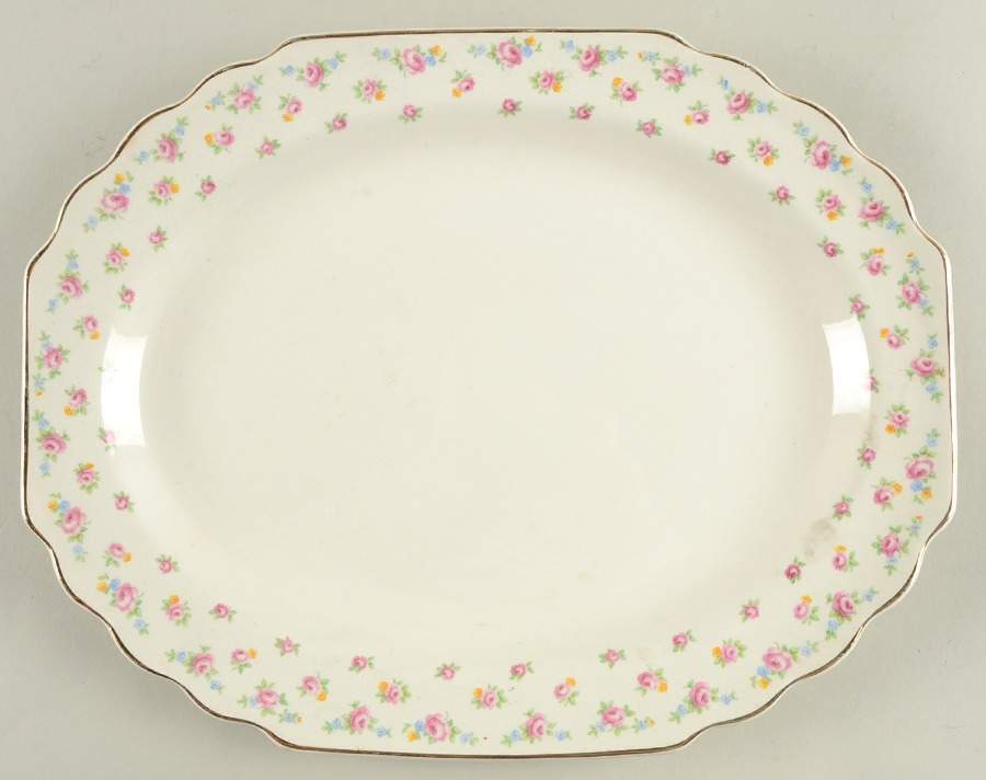GEO70 13" Oval Serving Platter by WS George-1