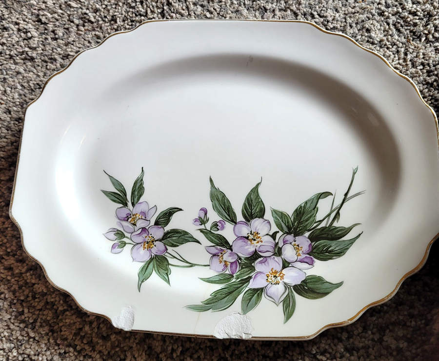 GEO96 11" Oval Serving Platter by WS George-1
