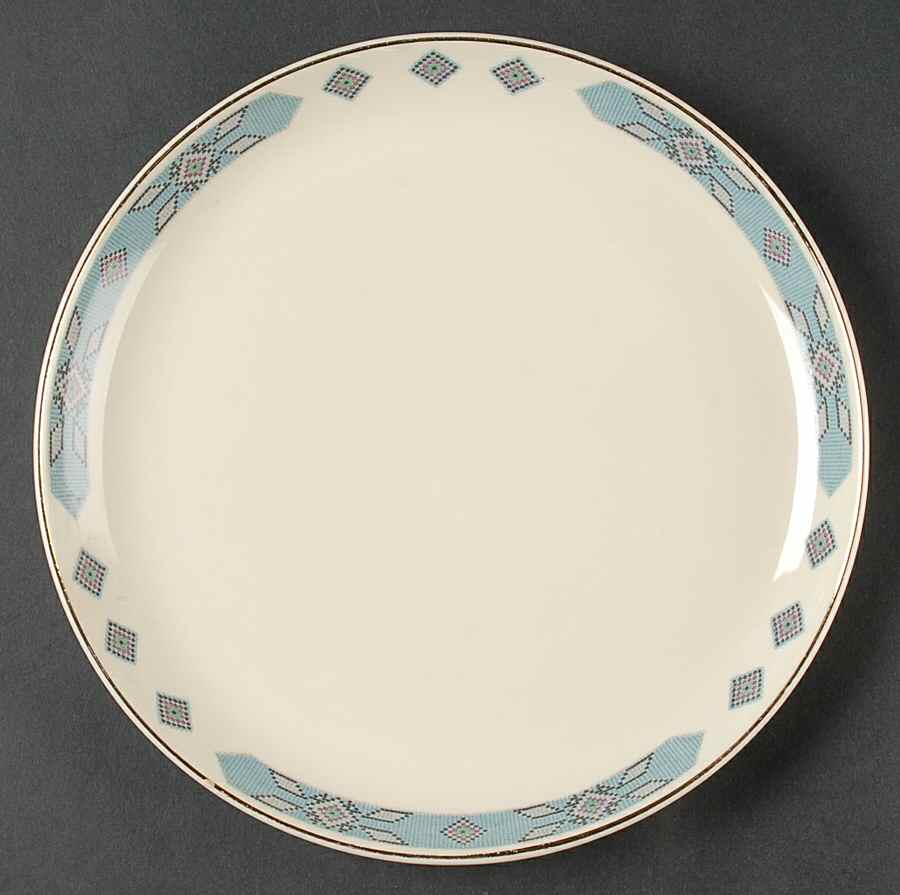 Cherokee Luncheon Plate by WS George-1