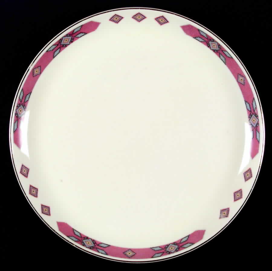 Iroquois Red Dinner Plate by WS George-1