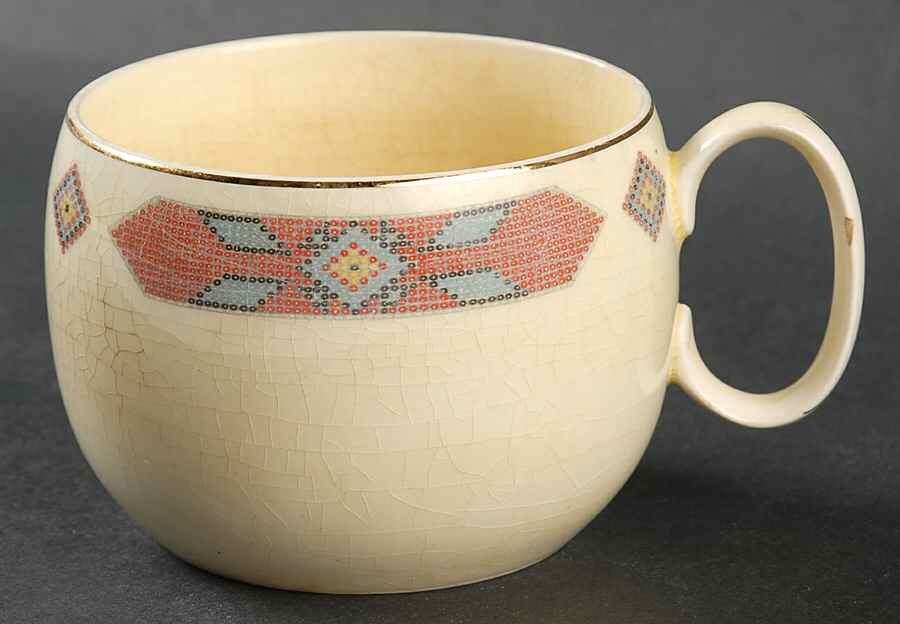 Iroquois Red Flat Cup by WS George-1