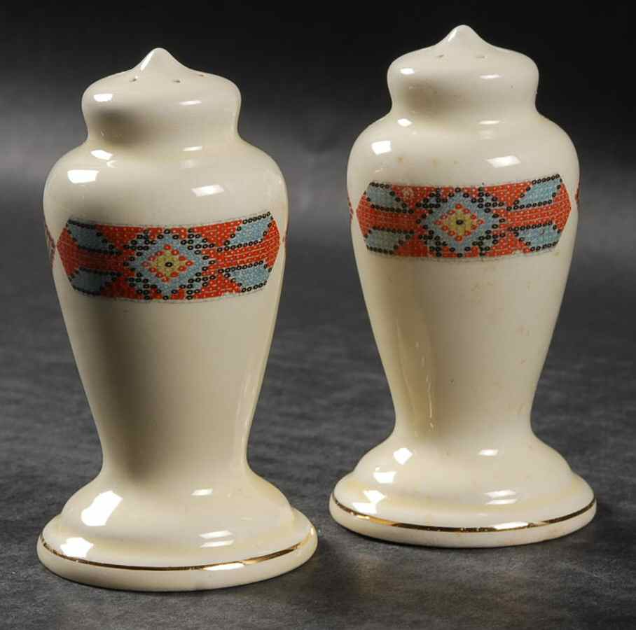 Iroquois Red Salt & Pepper Set by WS George-1
