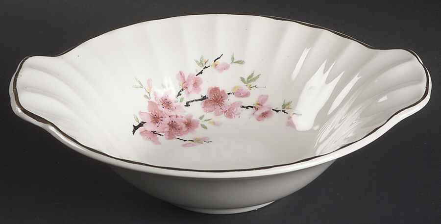 Peach Blossom (Bolero) Lugged Cereal Bowl by WS George-1