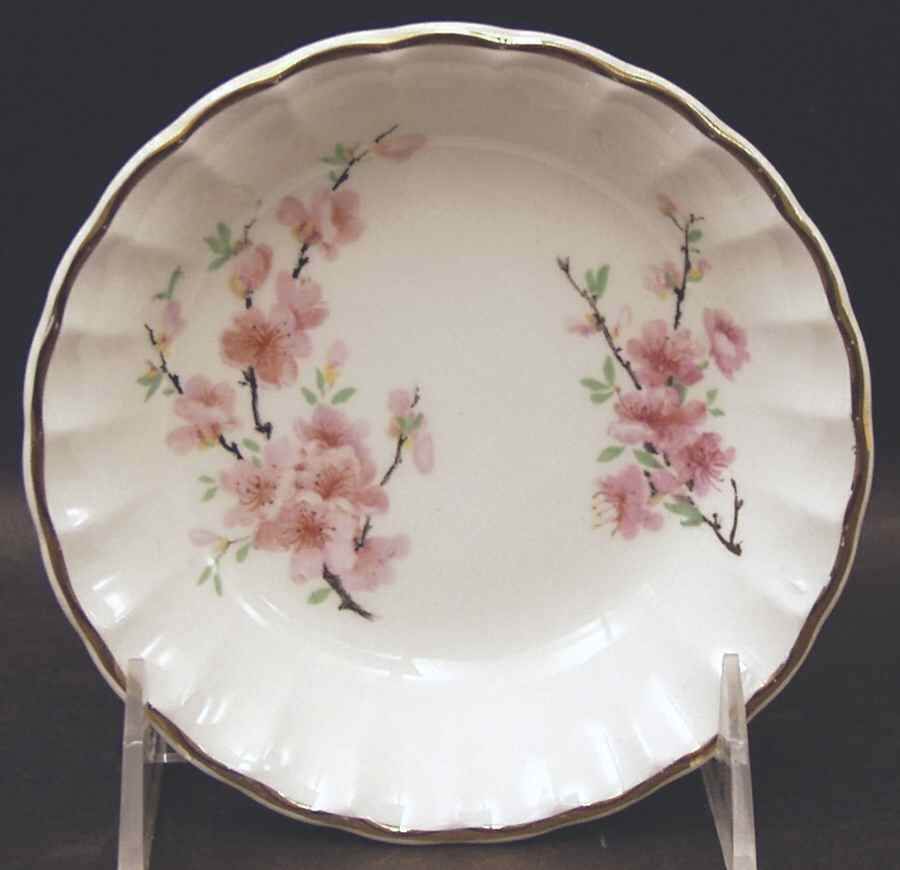 Peach Blossom (Bolero) Fruit/Dessert (Sauce) Bowl by WS George-1
