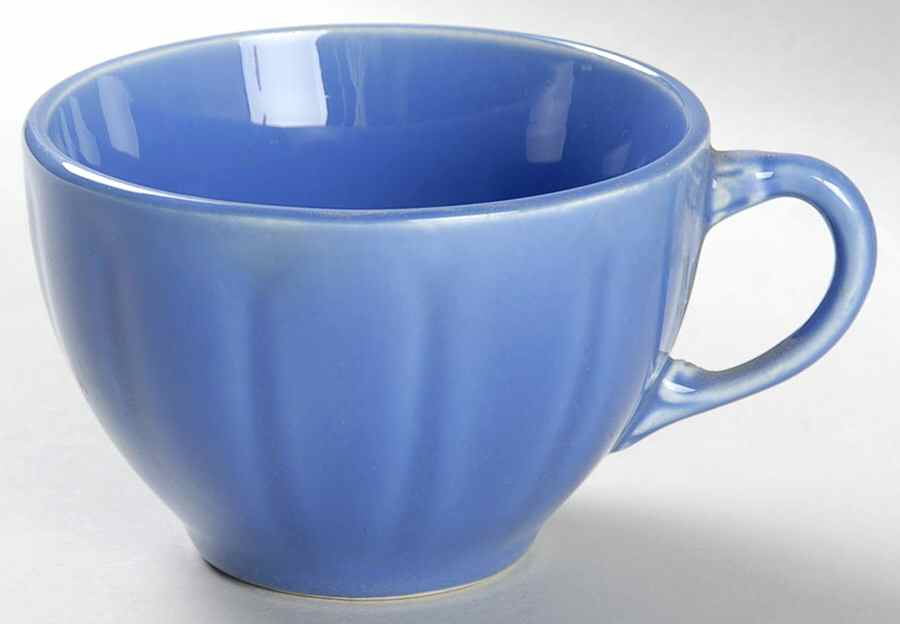 Petalware Dark Blue Flat Cup by WS George-1