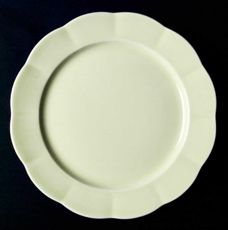 Petalware Ivory Dinner Plate by WS George-1