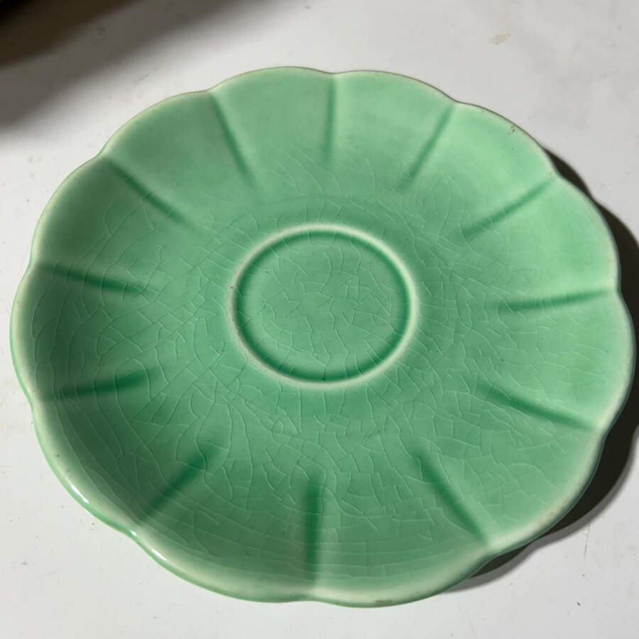 Petalware Light Green Saucer by WS George-1