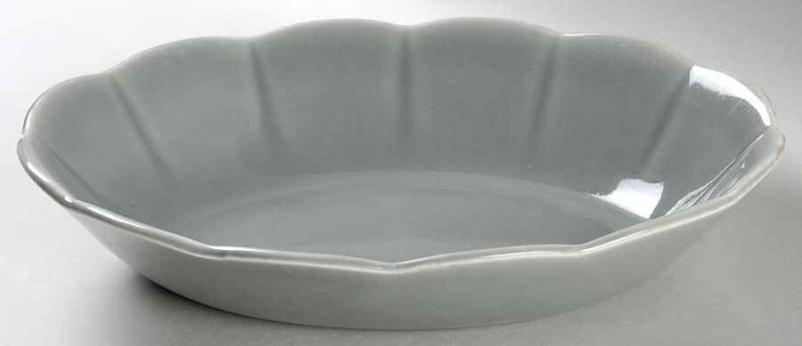 Petalware Light Green 9" Oval Vegetable Bowl by WS George-1