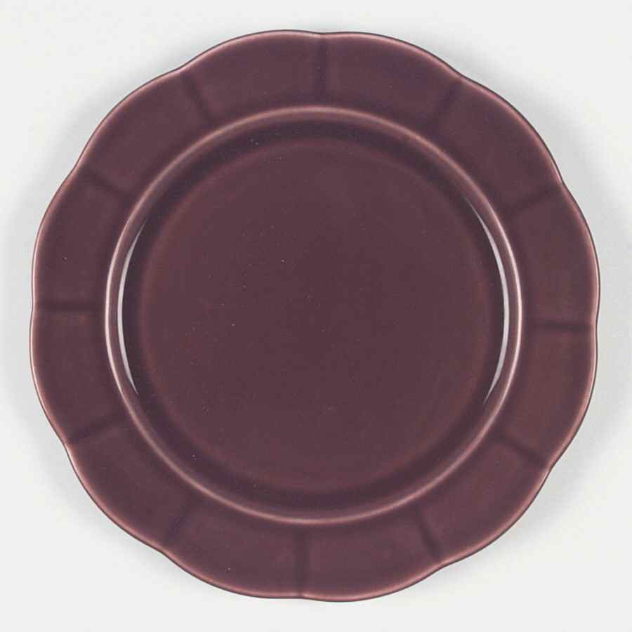 Petalware Maroon Dinner Plate by WS George-1