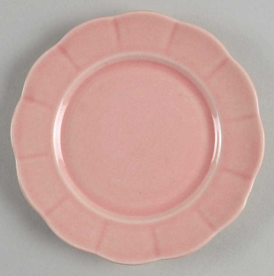 Petalware Pink Bread & Butter Plate by WS George-1