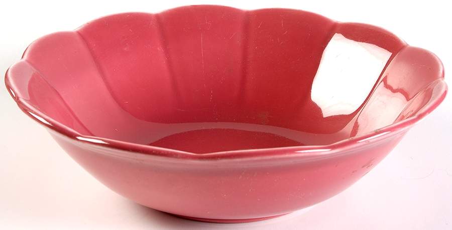 Petalware Pink 9" Round Vegetable Bowl by WS George-1