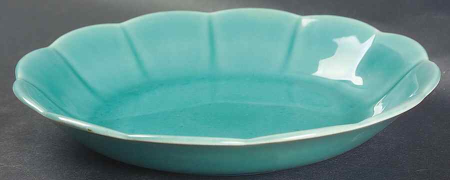 Petalware Turquoise Coupe Soup Bowl by WS George-1